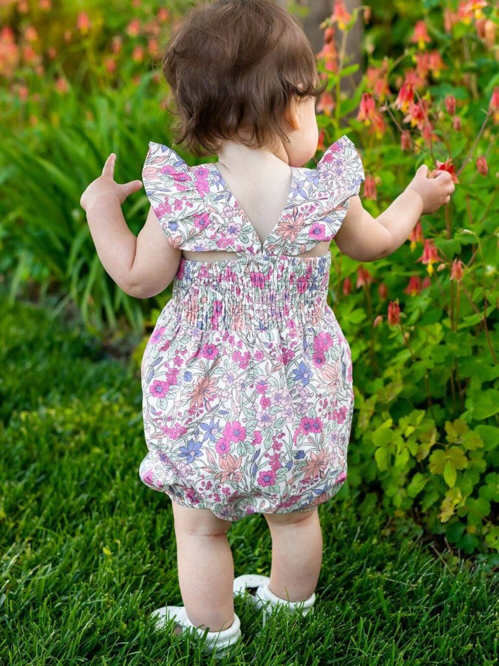 Ophilia Floral Print Romper